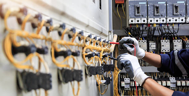 Professional Electrician technician working in Jenks, OK